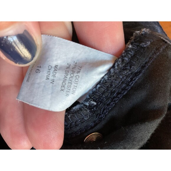 NY&C Curvy Bootcut Dark Wash 16 Denim Women Pants New York and Company‎ - Picture 7 of 10